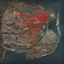 Deston landings heatmap